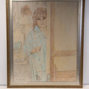 Self-portrait in its frame