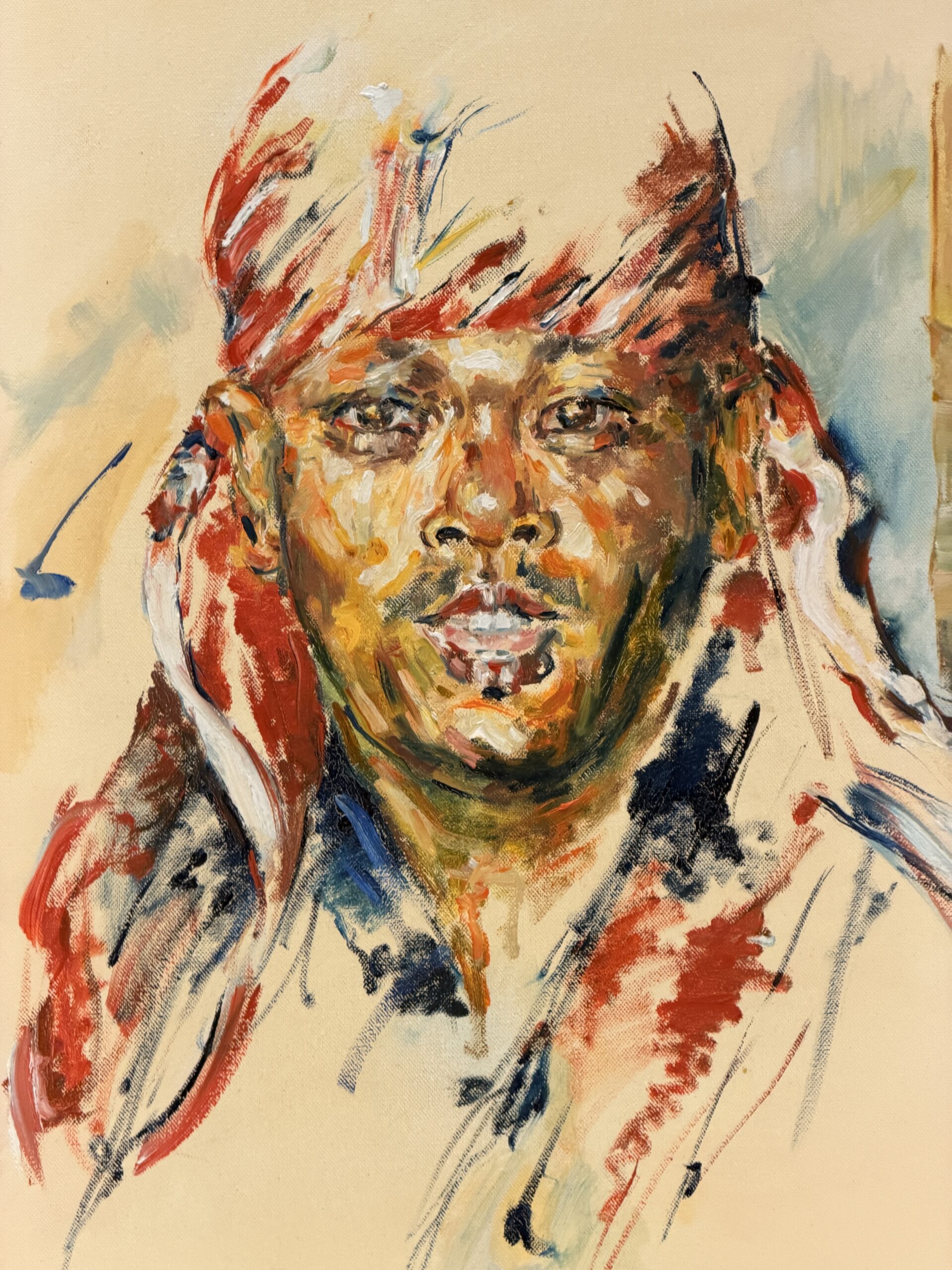 Street Artist by Maria de Ruiter-de Witt, full image of the artwork