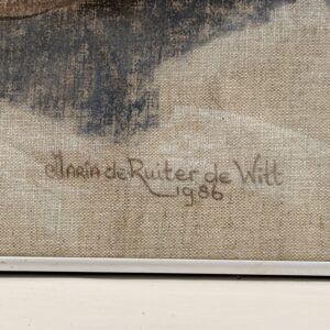 Signature and date at the lower right of Barbara's Reverie