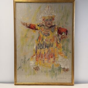 Indonesian Dancer in its gold-coloured frame