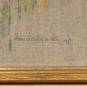 Signature and date at the lower right of Indonesian Dancer
