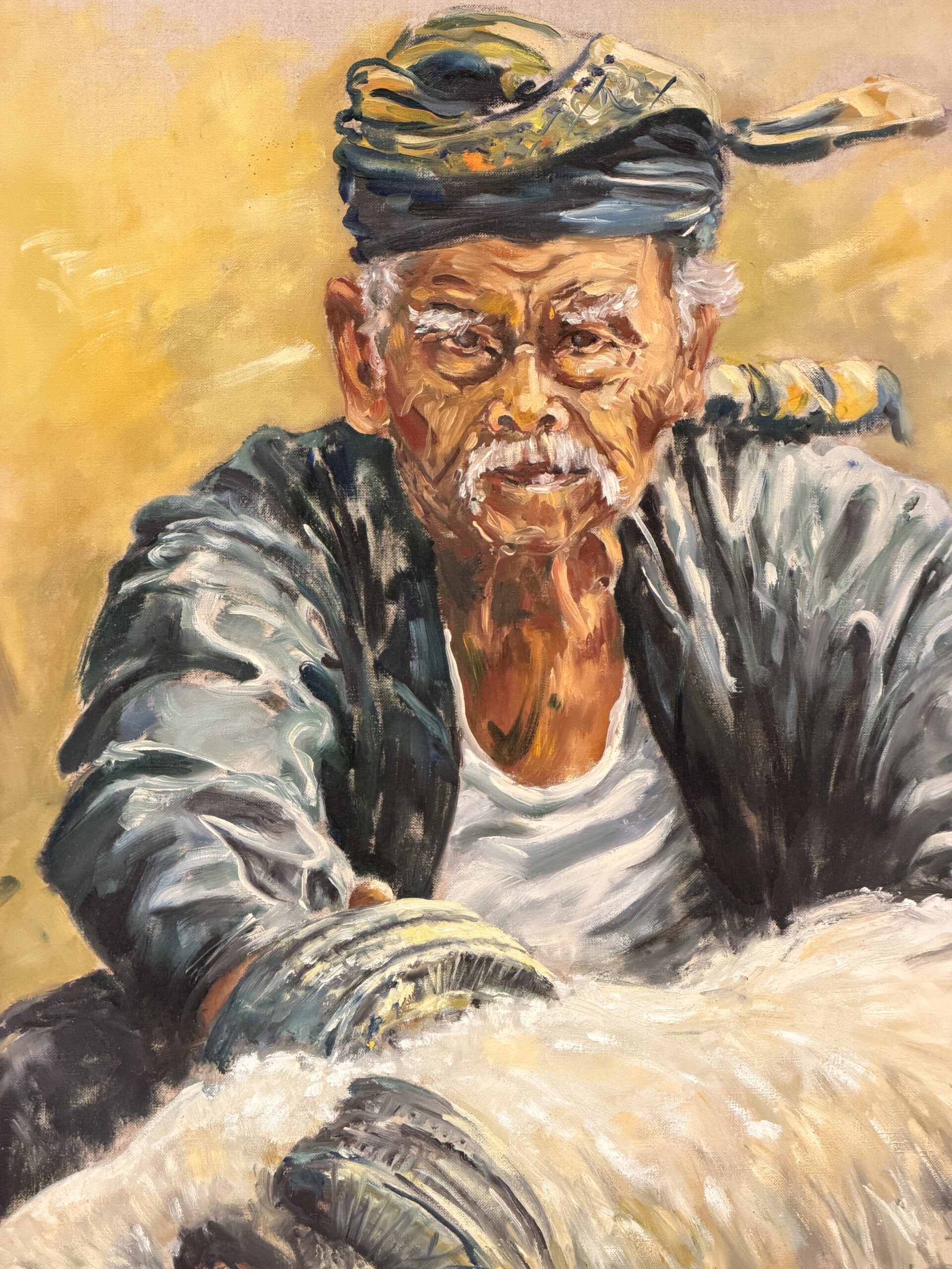 Indonesian Shepherd by Maria de Ruiter-de Witt, full image of the artwork