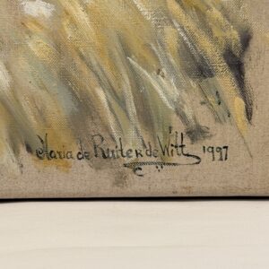 Signature and date at the lower right of Indonesian Shepherd