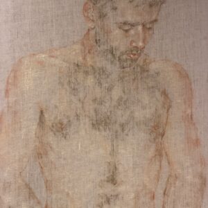 Erik in spijkerbroek van Maria de Ruiter-de Witt, volledige afbeelding van het werk