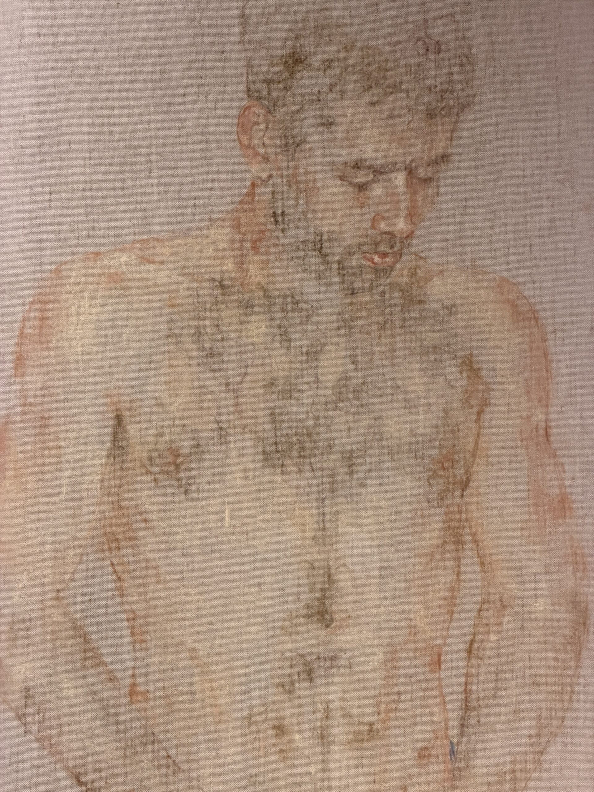 Erik in Jeans by Maria de Ruiter-de Witt, full image of the artwork