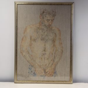 Erik in Jeans in its silver-coloured frame
