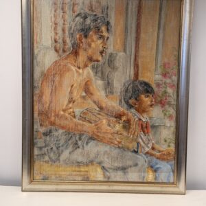 Rhythm of Bali in its silver-coloured frame