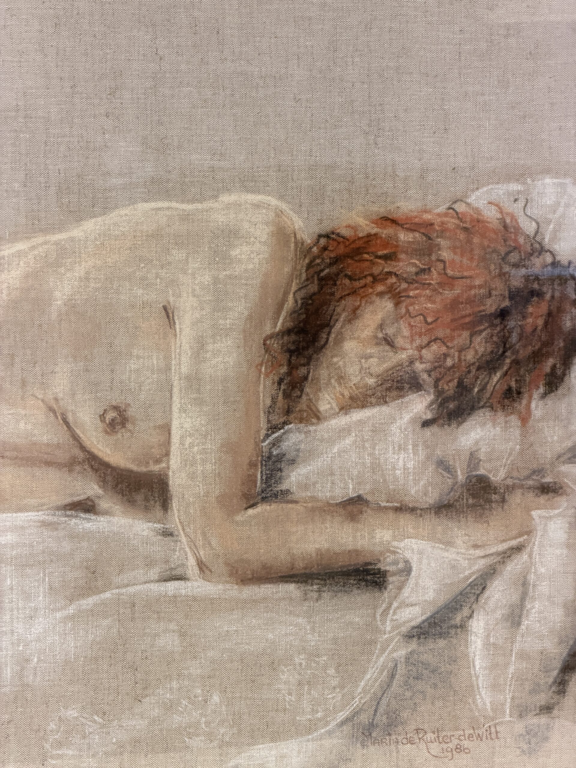 Sleeping Barbara by Maria de Ruiter-de Witt, full image of the artwork