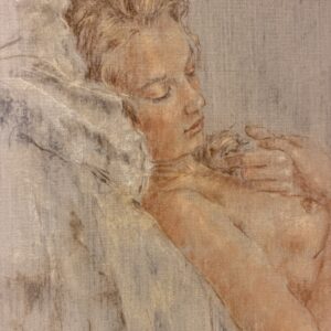 In slaap gesukkeld van Maria de Ruiter-de Witt, volledige afbeelding van het werk