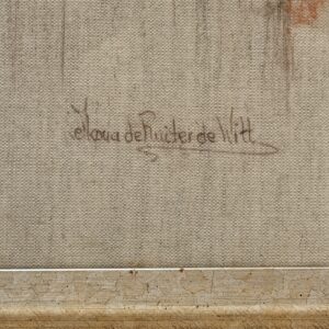 Signature at the lower left of Hidden Strength