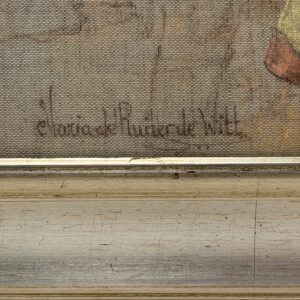 Signature at the lower left of A Distant Past
